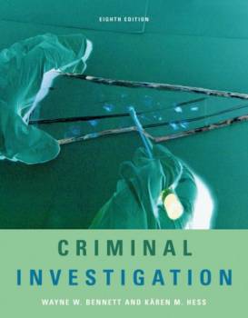 Criminal Investigation Bennett Hess promotional exam
